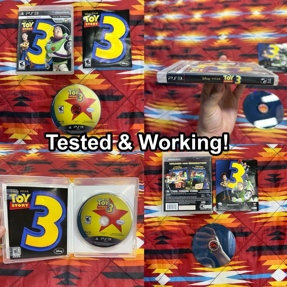 Disney Pixar Toy Story 3 PlayStation 3, PS3 2010 CIB Complete With Manual TESTED